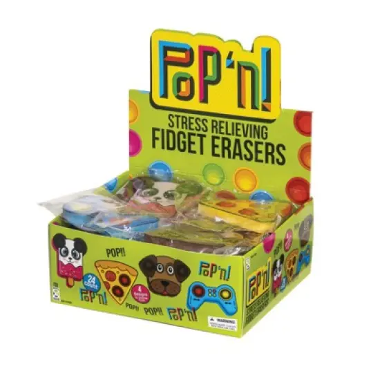 Geddes Pop N Erasers - 24 per display image {4}