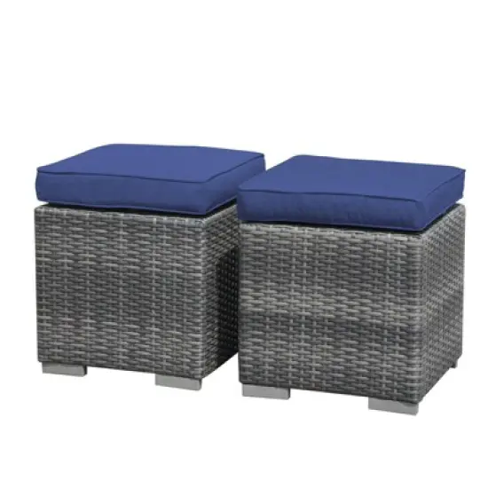 Sunsitt 2pc Outdoor Ottoman image {5}