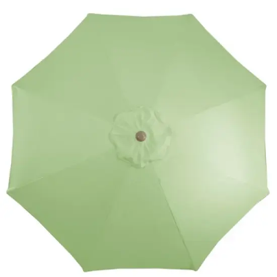 Northlight 9ft Outdoor Patio Market Umbrella with Hand Crank and Tilt, Sage Green image {3}