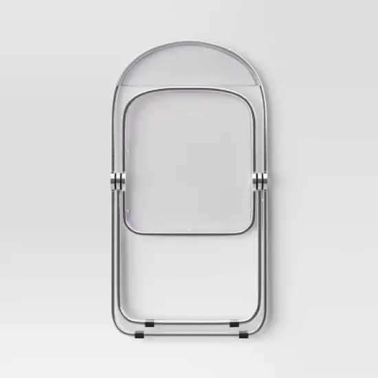 Modern Metal Acrylic Folding Chair - Room Essentials&trade; image {4}