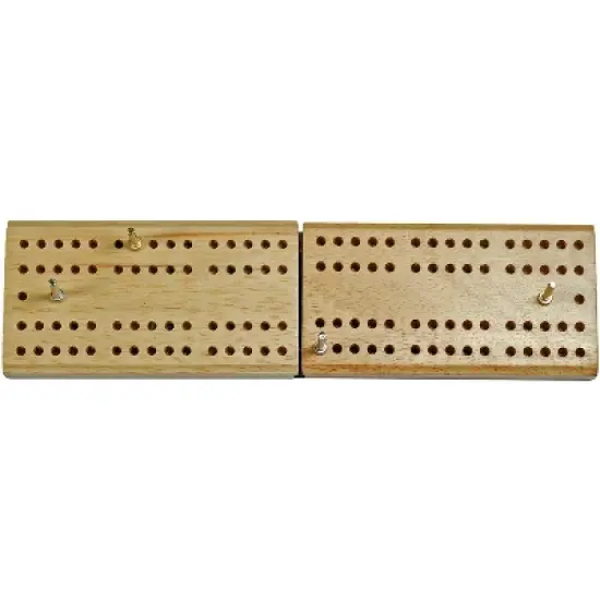 WE Games Walnut 7-Games-in-1 Combination Game Set - Includes Chess, Checkers, Backgammon, Dominoes, Cribbage, Poker, Dice and Cards image {2}