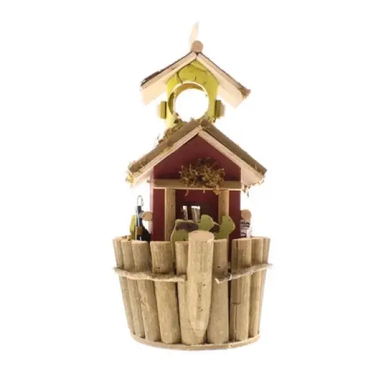 Zingz Home Noah's Ark Birdhouse 12.5x6.5x12.5" image {3}