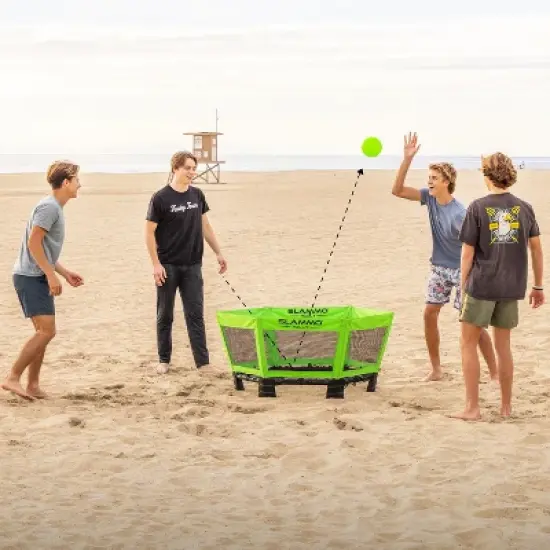 GoSports Slammo Rally Game Set - Roundnet with Longer Rallies - Green image {3}