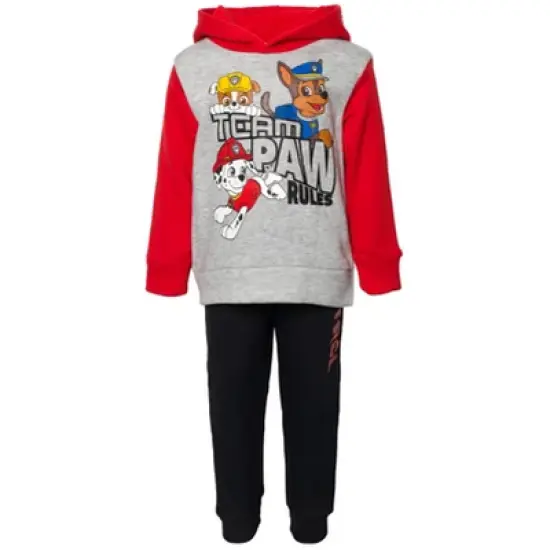 Paw Patrol Rubble Marshall Chase Fleece Pullover Hoodie and Pants Outfit Set Toddler image {5}
