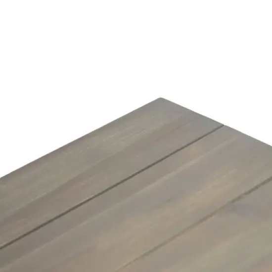 Nibley Outdoor Acacia Wood Dining Bench Gray - Christopher Knight Home image {6}