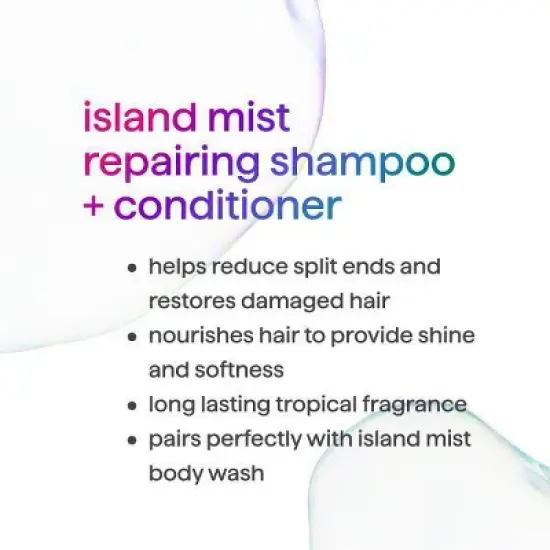 Method Island Mist Repairing Sulfate & Silicone Free Hibiscus, Mango, Passion Fruit Conditioner - 13.5 fl oz image {5}