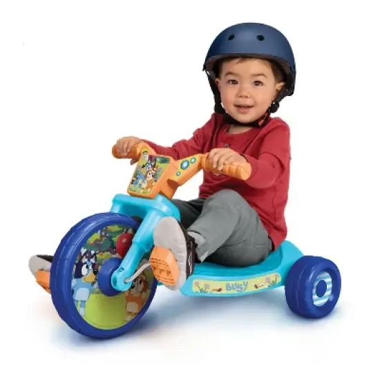 Bluey 10" Fly Wheel Kids' Tricycle image {2}