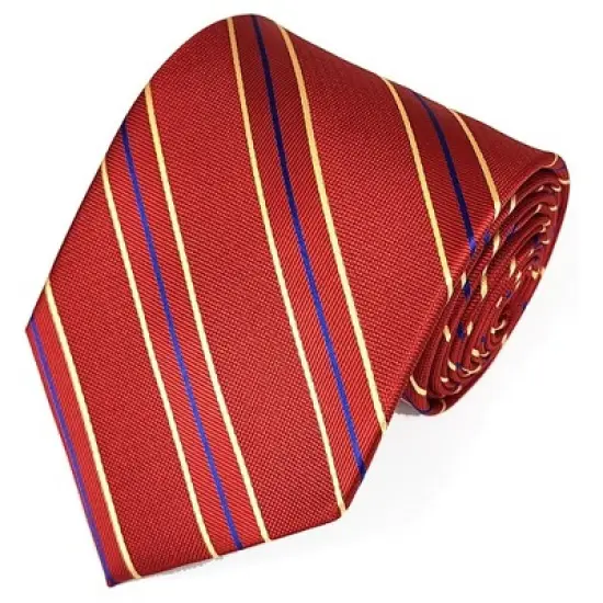 Men's Stripe 3.25 Inch Wide And 58 Inch Long Woven Neckties image {6}