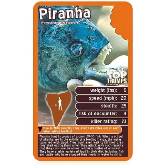 Top Trumps Deadliest Predators Card Game image {2}