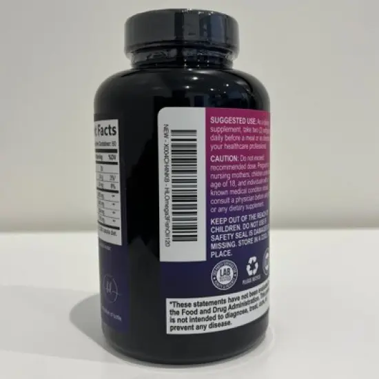 Omega 3 Fish Oil Triple Strength 2400 mg Softgels, Omega-3 Supplements, Natural Heart Health Brain & Joint Support - 120 Softgels By Hello Lovely! image {8}