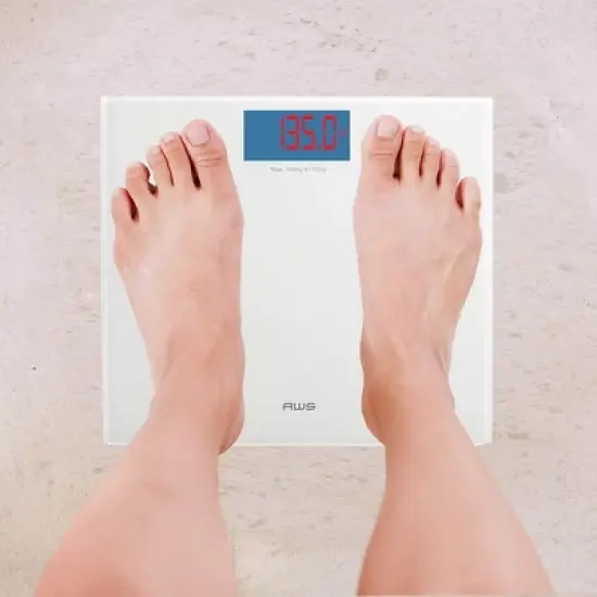 American Weigh Scales ZT Seies Bathroom Scale High Precision Ultra-Slim Digital Large LED Display 330LB Capacity image {7}