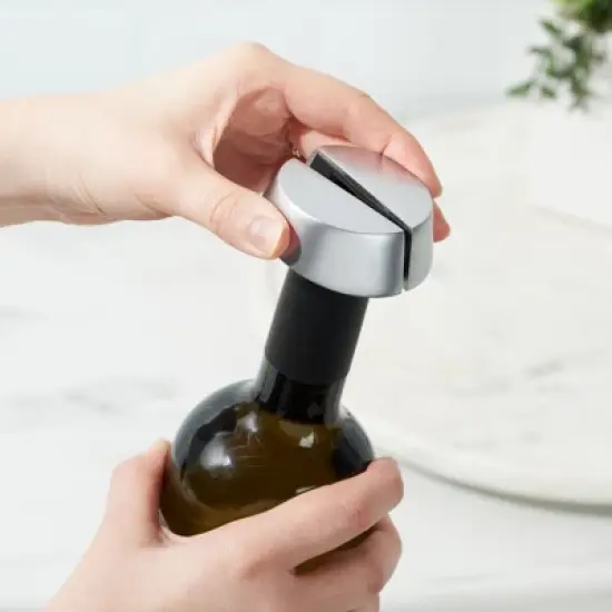 True Cutlass 6-Blade Wine Foil Cutter Tool - Stainless Steel, Wine Bottle Top Opener, Wine Blade, Wine Accessory, Silver image {2}