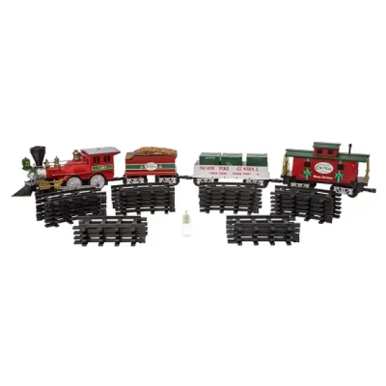 Lionel North Pole Central RTP Set with Bluetooth: Battery Operated Plastic Train Playset, 37 Pieces image {17}