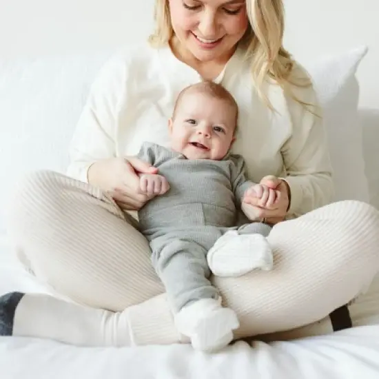 Goumikids Thermal Viscose + Organic Cotton Short-Sleeve Baby Bodysuit image {4}