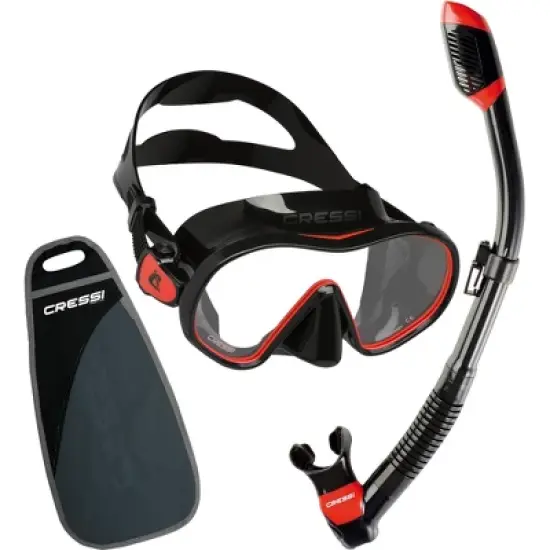 Cressi F-Dual Mask and Supernova Dry Snorkel image {6}
