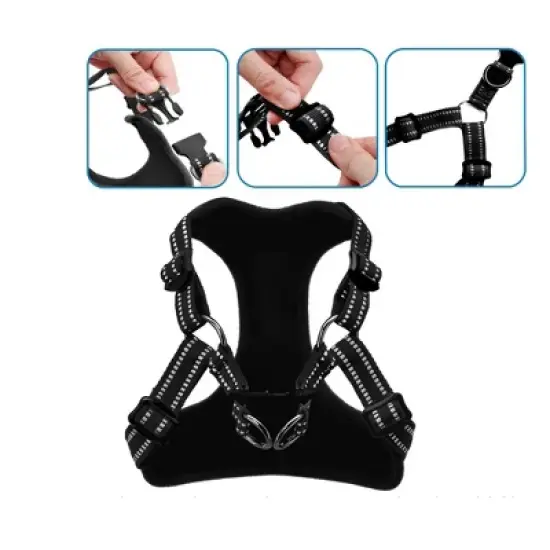 Voyager Step-In Flex Adjustable Dog Harness for All Breeds image {2}