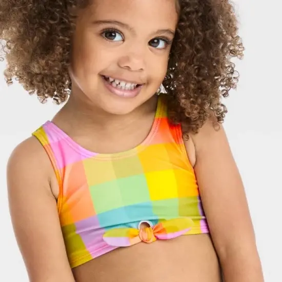 Toddler Girls' Plaid Bikini Set - Cat & Jack&trade; image {1}