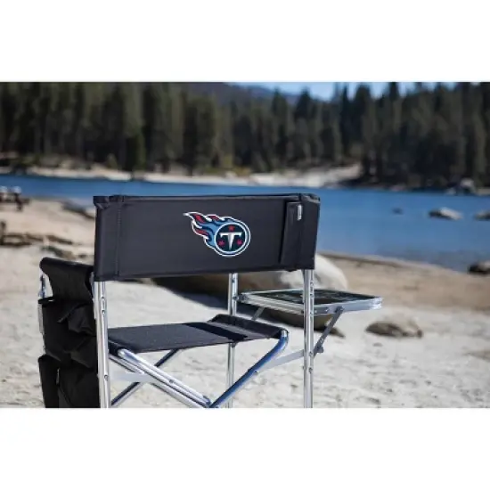 NFL Tennessee Titans Portable Camp Chair with Table image {3}