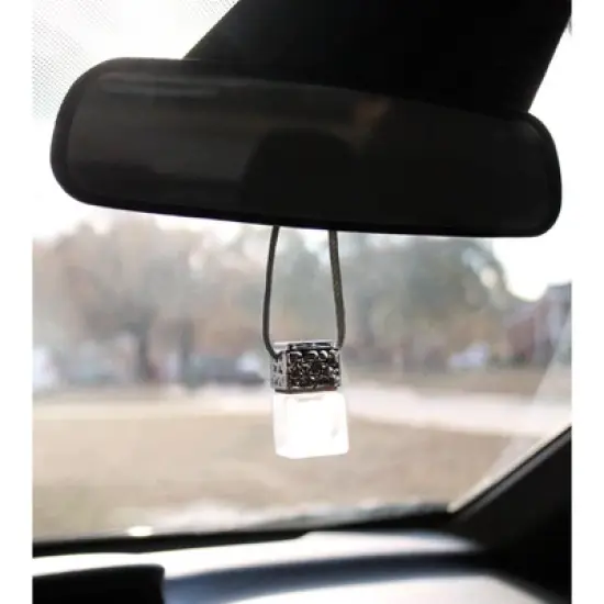 Silver Passive Diffuser with Sweet Orange | Decorative Glass Aromatherapy Air Freshener for Small Spaces | Plantlife image {2}