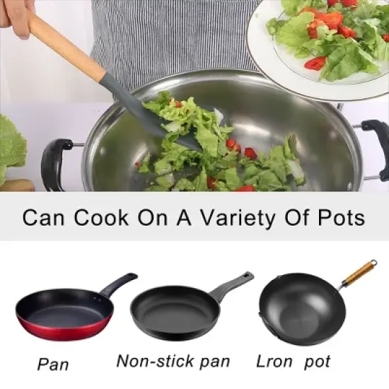 Unique Bargains Heat-Resistant Non-scratch Non-Stick Kitchen Turners image {3}