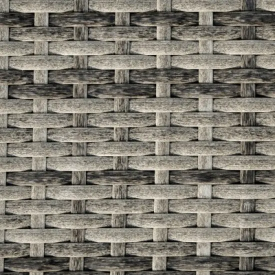 Outsunny Patio Wicker Cushioned Chaise Lounge Chair, Outdoor PE Rattan Sun lounger w/ 5-Level Adjustable Backrest & 2 Wheels for Easy Movement image {4}