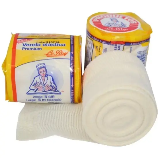 Le Roy Mexican Gauze Boxing Hand Wraps Elastic Bandages Revgear Ambra LeRoy Combat Sports Non-Sterile, 2" x 5.5 yd - 16 pack image {1}