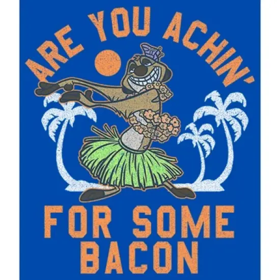 Boy's Lion King Achin for Some Bacon T-Shirt image {1}