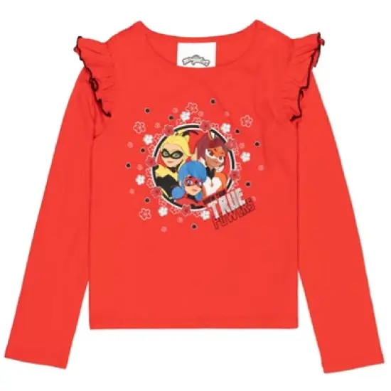 Miraculous Rena Rouge Cat Noir Ladybug Girls 2 Pack T-Shirts Toddler to Big Kid  image {4}
