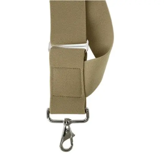 CTM Men's Big & Tall Elastic Side Clip Metal Swivel Hook Trucker Suspenders image {2}