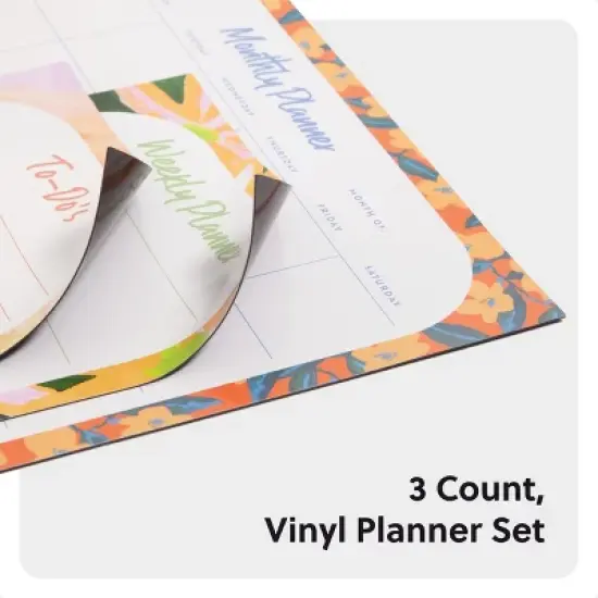 U Brands 4pc Vinyl Magnetic Planner Set Artist Touch image {2}