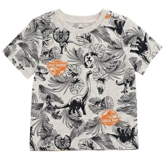 Jurassic World Jurassic Park Blue Boys T-Shirt and Shorts Outfit Set Toddler to Big Kid image {2}