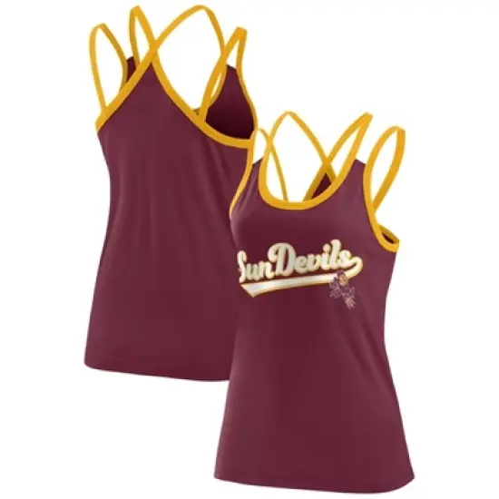 NCAA Arizona State Sun Devils Women's Two Tone Tank Top image {3}