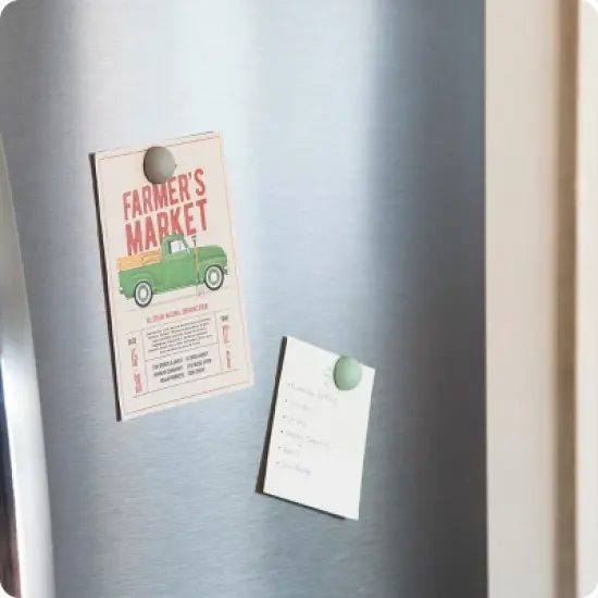 U Brands 8ct Soft Touch Pebble Magnets Cool Neutrals image {1}