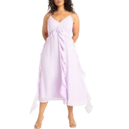 ELOQUII Women&rsquo;s Plus Size Tendrils Dress image {1}