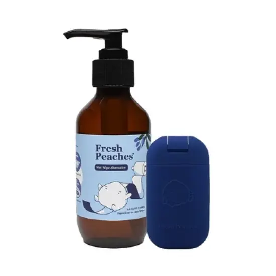 Fresh Peaches Toilet Paper Gel Wet Wipe Alternative image {3}