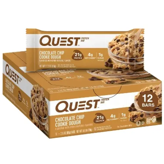 Quest Nutrition Protein Bar - Chocolate Chip Cookie Dough image {7}