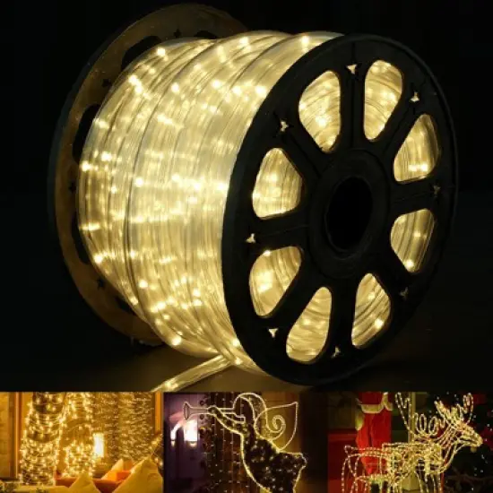 Ainfox 100ft Led Outdoor Party Decorative Lighting image {2}