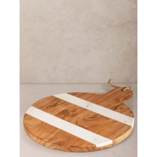 Mandawa Charcuterie Board - White, 19" image {2}