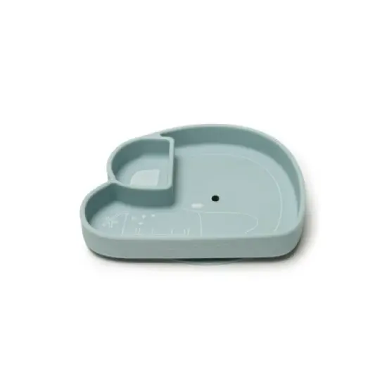 Loulou Lollipop Silicone Snack Plate - Elephant image {1}