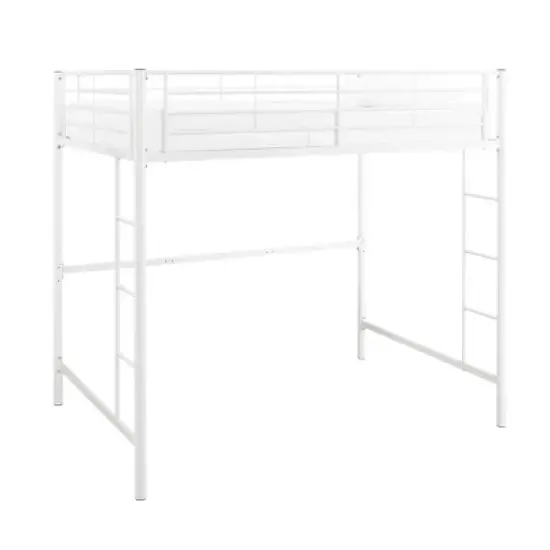 Full Size Metal Platform Loft Bed - Saracina Home image {1}
