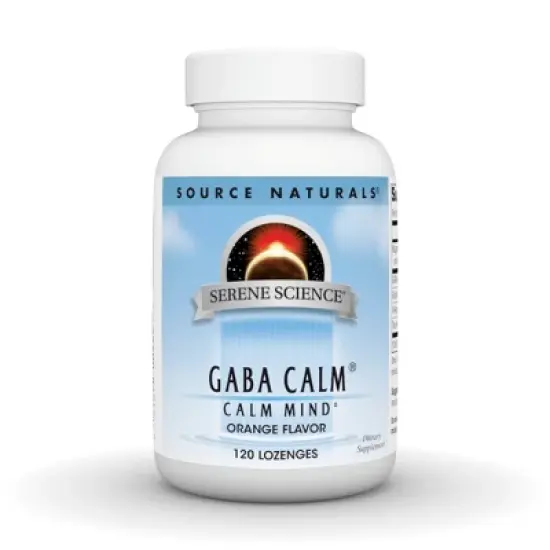 GABA Calm Sublingual-Orange by Source Naturals, Inc.  -  120 Lozenge image {3}