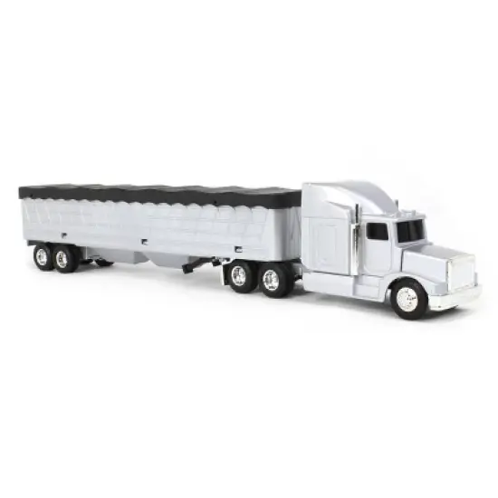 Tomy 1/64 Gray Semi Truck 16420-Semi Loose No Box image {1}