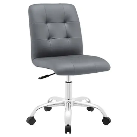 Prim Armless Midback Office Chair - Modway image {7}