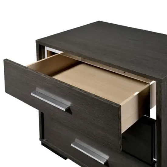 Reyes&nbsp;Nightstand Warm Gray - miBasics image {3}