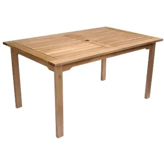 Bahamas 5pc Patio Eucalyptus Wood Dining Set - International Home Miami image {2}