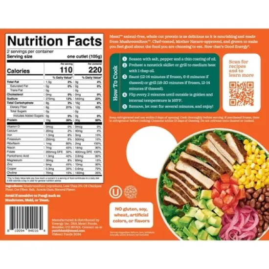 Eat Meati Frozen Classic Cutlet - 7.4oz image {1}