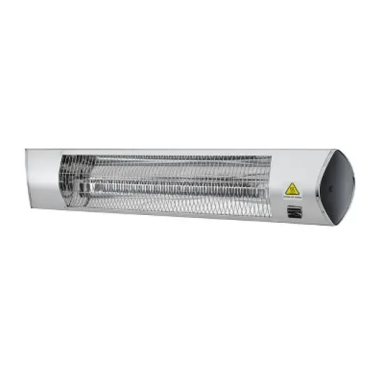 Kenmore Carbon Infrared 1500W Wall-Mounted Patio Heater with Remote Silver image {5}