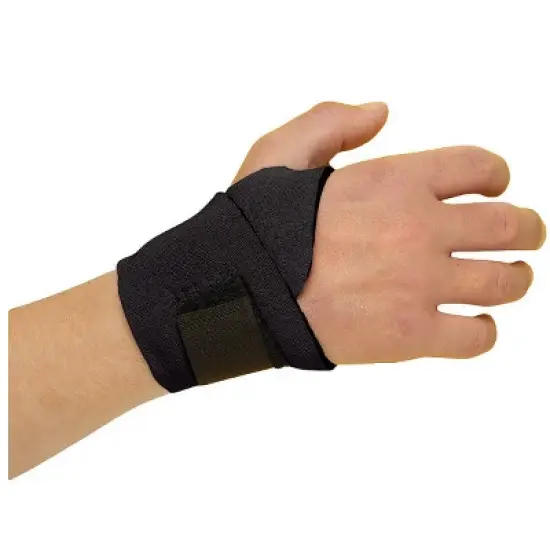 OTC Kidsline Wrist Wrap, Compression Support, Reversible, Black image {5}