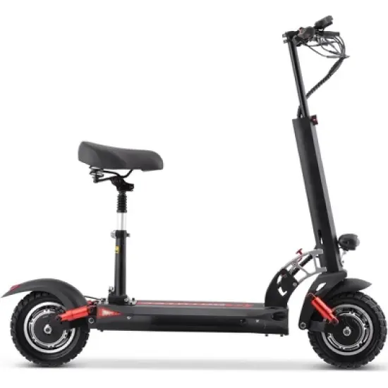 MotoTec Thor 60v 2400w Lithium Electric Scooter Black image {3}