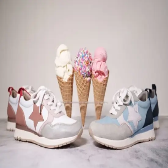 GC Shoes Samantha Lace Up Star Sneakers image {5}